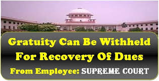 When they challenge law enforcement in court, they'll be able to argue that the. Gratuity Can Be Withheld For Recovery Of Dues From Employee Supreme Court Judgment Central Govt Employees 7th Pay Commission Staff News