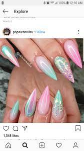 pin von rosa rodriguez auf nails einhorn fingernagel naildesign nagel inspiration