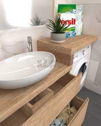 Mobile Arredo Bagno Per Lavatrice 3 Arredamento Piccolo Bagno Arredamento Bagno Bagno Legno