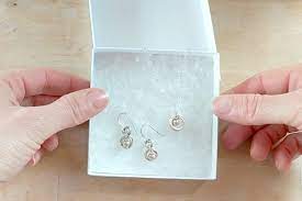 Silver earrings can be cleaned using a silver jewellery cleaner solution, or a homemade option. Diy Pearl Necklace And Earring Set