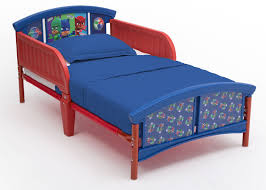 A friend of mine who had this happen let her toddler practice and play climbing in and out during the day so that. Delta Children Pj Masks Plastic Toddler Bed Red And Blue Walmart Com Walmart Com