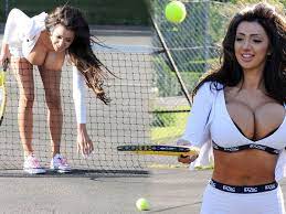 Chloe Mafia busts out of her tennis whites in a very raunchy practice  session - Irish Mirror Online
