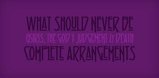 To view the zeppelin font, just enter the desired text or note: Carouselambra