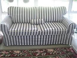 We have a wide range of affordable grey sofas so you can choose the one that fits your room best. Ikea Ektorp Sofabed Slipcover Navy Blue Denim Stripe And Roll Pillow W Slipcove On Popscreen