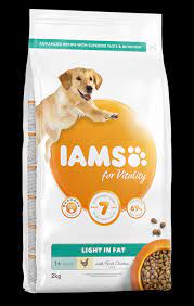 But in some cases the best low fat dog foods is what your vet may prescribe. Iams For Vitality Light In Fat Dog Food With Chicken Pet Food For Cat Dogs