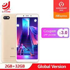 A large battery and ai face unlock, among other things. Original Global Version Xiaomi Redmi 6a 6 A 2gb 32gb Smartphone 5 45 Full Screen A22 Quad Core 13mp Camera Ai Face Unlock Buy At The Price Of 92 98 In Aliexpress Com Imall Com