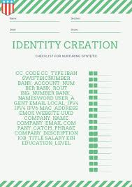 Identity Creation And Validation Checklist Emoji Website Card Templates Free Catch Phrase