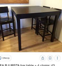 4.4 out of 5 stars. Ikea Bjursta Square Extendable Table Furniture Home Living Furniture Tables Sets On Carousell