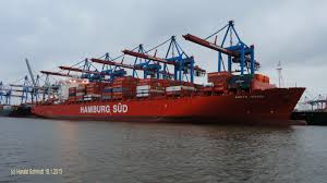 Größtes containerschiff der welt, die msc clara (l 395 m), einlaufend jadeweserport. Hamburg Sud Hamburg Fotos 4 Schiffbilder De