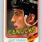 1981-82 O-Pee-Chee #334 Curt Fraser Vancouver Canucks V31851