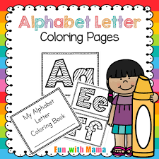 The set includes facts about parachutes, the statue of liberty, and more. Alphabet Coloring Pages Fun With Mama