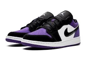 Air Jordan 1 Low Gs Court Purple 553560 125 For Sale Air Jordans Jordans Jordan 1 Low