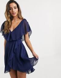 Fino al −73% » acquista ora! Immagine 4 Di Asos Vestito Da Cerimonia Midi Stile Bardot