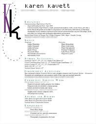 how to design a resume karen kavett