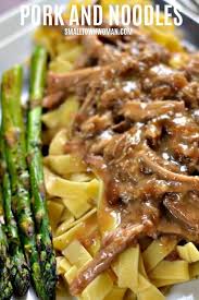 Slow Cooker Pork And Noodles Recipe Pork Stew Meat Recipes Pork Casserole Recipes Slow Cooker Pork Tenderloin