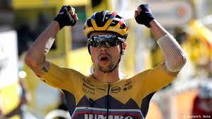 Who was the leader of the tour de france? Tour De France Slovenia S Primoz Roglic Wins Stage 4 Sports German Football And Major International Sports News Dw 01 09 2020