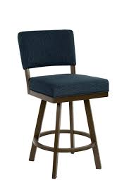 Padded bar stools are also available with backs to let customers lean back while they stay at your business, and you can also find some without backs to go for a more traditional bar appearance. Buy Wesley Allen S Miami Upholstered Swivel Stool With Back Ships Free
