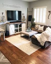 Lantern Next Tv Living Room Decor Brown Couch Brown Living Room Decor Farm House Living Room