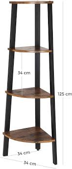 Eisen stern bauanleitung you ghurt part 34 sonntag im advent die weihnachtszeit bauanleitung für einen geschlossenen nistkasten. Vasagle Eckregal Standregal Bucherregal Leiterregal Mit 4 Ablagen Einfache Montage Stabiles Stahlgestell Wohnzimmer Schlafzimmer Balkon Industrie Design Vintagebraun Schwarz Lls34x Amazon De Kuche Haushalt