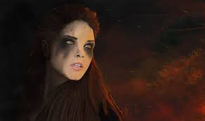 The 100 | octavia blake. Artstation Octavia Blake The 100 Fan Art Sanja Flonk