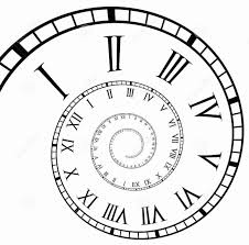 Spiral Roman Numeral Clock Pusula Dovme Desenler