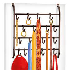 Lynk Over Door Or Wall 16 Hook Organizer Rack In 2021 Door Accessories Towel Organization Purse Rack