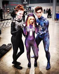 Spiderman Venom Kostum Selber Machen Maskerix De Venom Halloween Costume Venom Costume Halloween Costumes Makeup