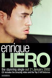 How long will it take her to fail? Original Enrique Iglesias Poster For The Single Release Hero Original Poster Shop