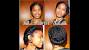 Natural Hair Cornrow Goddess Braids