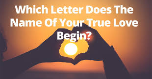You are confident but not conceded. Which Letter Does The Name Of Your True Love Begin Kevera