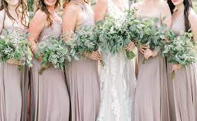 Bouquets Made Of Greenery And Baby S Breath Winter Wedding Bouquet Greenery Bouquet Bridesmaid Wildflower Wedding