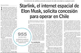 In chile, spacex has requested regulators to build 7 starlink gateway stations. Starlink El Internet Universidad De Chile Injenieria Facebook