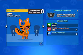 His gadget, clone projector, creates a copy of himself to confuse enemies. Brawl Stars Katzen Leon 37 Top Images Brawl Stars X Among Us Rozpoznaj Postacie Z Brawl Stars Przeniesione Do Among Us Samequizy Crescentearulthevan Leon Is A Brawler Murderer With Intermediate