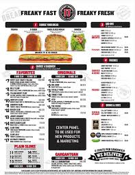 During last night's meeting of the celiac support group of jacksonville, i mentioned that one quick lunch option is jimmy john's, because they have a lettuce wrap option on their sandwiches. Never Thought I D Be So Excited For A Menu In Numerical Order But Here We Are It S Beautiful Jimmyjohns
