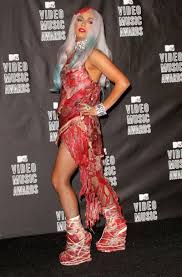 Designed by franc fernandez and styled by nicola formichetti, the dress was condemned by animal rights groups, and named by time magazine as the top fashion statement of 2010. Lady Gaga S Meat Dress Now Being Served For Dinner New York Daily News