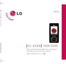 Have a question and can't find the answer in the knowledge base? Lg Lg8500 User Manual Pdf Download Manualslib