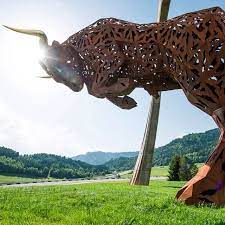 The most common red bull statue material is metal. Red Bull Ring Sculpture Austrian Grand Prix The Iron Bull