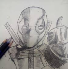 From top to bottom, the arc should be almost the same as the diameter of the. Deadpool Sketch Hbpunch Illustrations Art Street