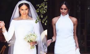 Buckingham palace did their best to smear their way to lower viewership, but it was no use: Meghan Markle Copia Del Secondo Abito Nozze A 22 Sterline Donne Magazine