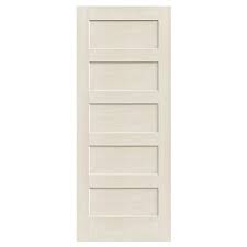 Solid Wood Doors For Upstairs Reliabilt 5 Panel Solid Wood Interior Slab Door 119 For 30 X 80 Slab Door Farmhouse Interior Doors
