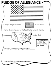 It includes the complete words of the pledge and the official united states flag (the american flag). Pledge Of Allegiance Coloring Page Crayola Com