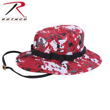 Rothco Digital Camo Boonie Hat Digital Camo Red Camo Rothco