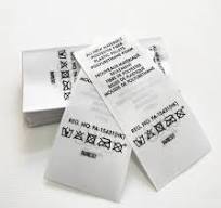 Professional White Wash Care Printed Satin Labels For ...