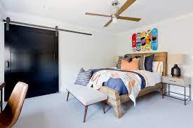 While they won't keep you as cool as an air conditioner, we found a way to turn a basic fan into a makeshift air conditioning unit. Plank Kid Bed With Gray Metal Nightstand Transitional Boy S Room
