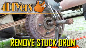 5 Ways How To Remove A Stuck Brake Drum Youtube