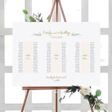 Banquet Table Seating Plan 3 Long Tables Printable Banquet