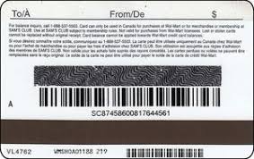 Do walmart gift cards work on sam's? Gift Card Walmart And Sam S Club Walmart Canada Sam S Club Col Ca Wal Vl 4762