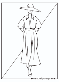 Fashion clothes coloring pages are a fun way for kids of all ages to develop creativity, focus, motor skills and color recognition. Fashion Coloring Pages Updated 2021