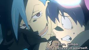 Find gurren lagann gifts and merchandise printed on quality products that are produced one at a time in socially responsible ways. Don T Believe In Yourself Believe In Me Believe In The Kamina Who Believes In You Long Youtube