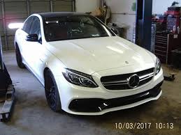 Salvage 2017 Mercedes Benz C63 Amg Sedan For Sale Clean Title Mercedes Benz C63 Amg Mercedes Benz C63 Benz